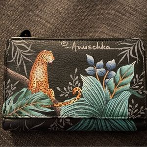 Anuschka Leopard Wallet
